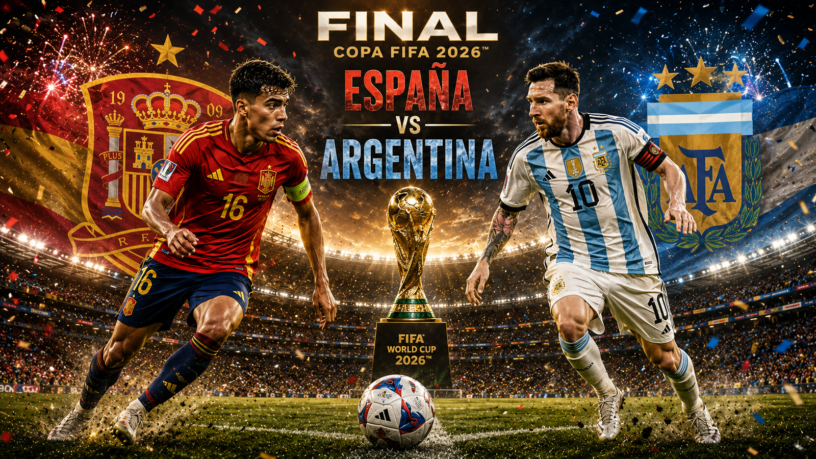 Mundial 2026 – Final: España y Argentina