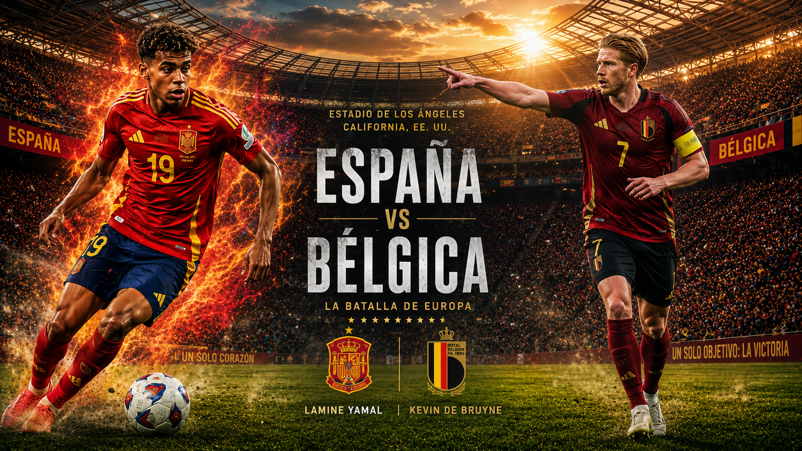 Mundial 2026 – Cuartos de Final: España vs. Bélgica