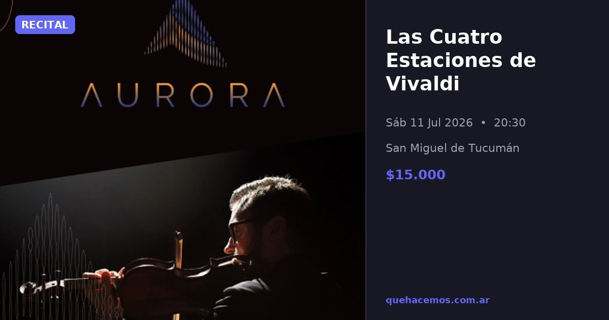 Las Cuatro Estaciones de Vivaldi