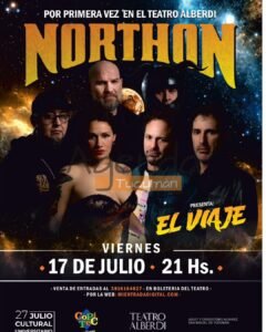Northon presenta «El viaje» por primera vez en el Teatro Alberdi