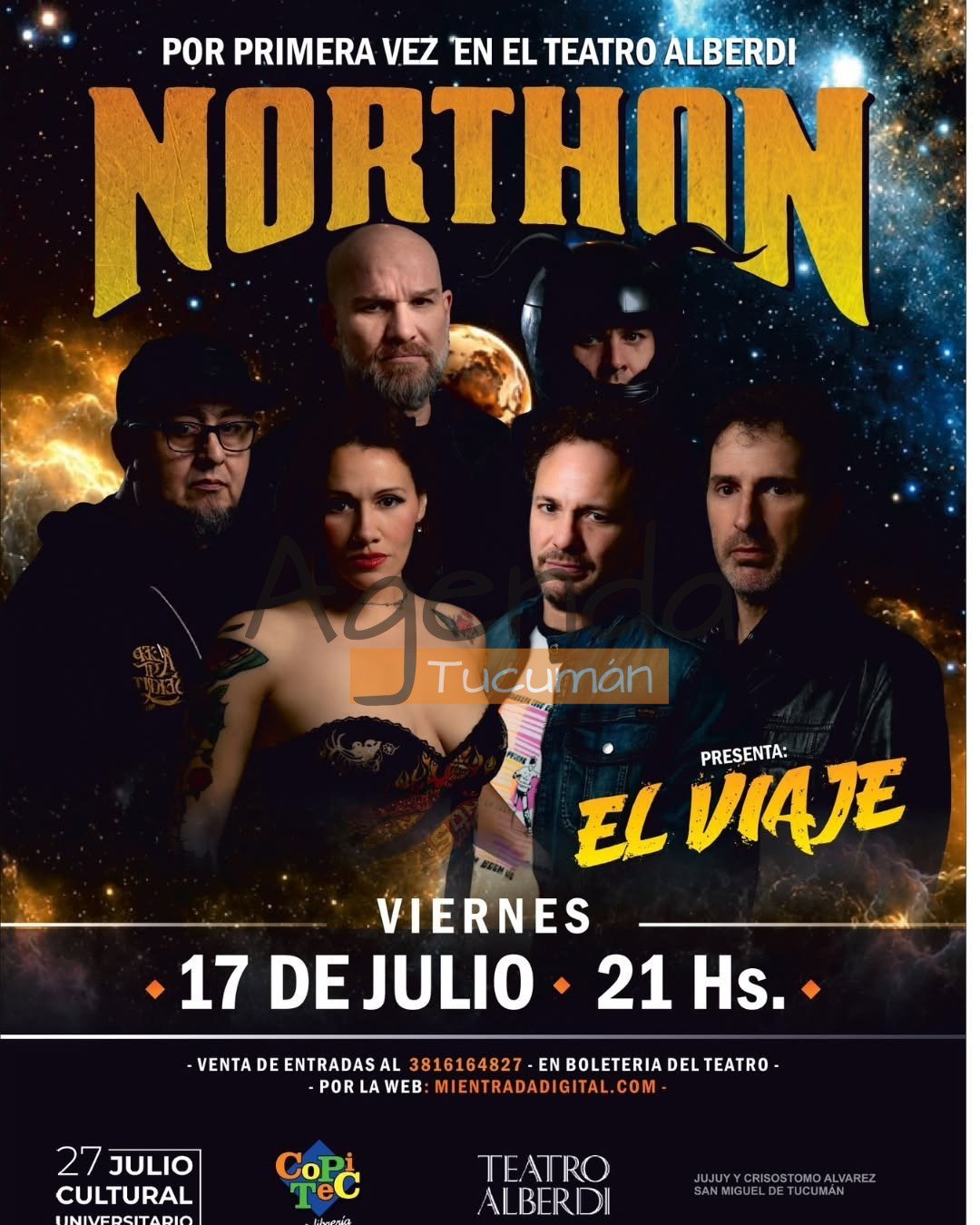Northon presenta «El viaje» por primera vez en el Teatro Alberdi